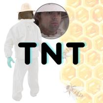 Roupa para proteção de apicultor em tnt contra abelha protege ferrão ferroada abelha