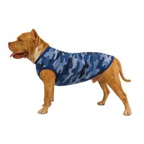 Roupa Pet Cães Porte Grande Camuflado Azul
