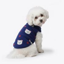 Roupa Pet Dog Care Ultra Soft Azul - Suéter de Inverno
