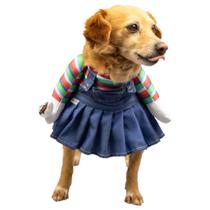 Roupa pet fantasia tifany para cachorros. halloween tamanho gg