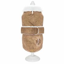 Roupa Pet Inverno Capa Forrada Pelúcia Tam XGG Fácil Vestir