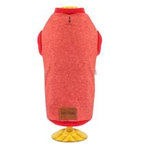 Roupa pet para caes sueter cotton vermelho l escuro xgg porte grande
