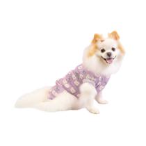 Roupa Pet Soft Bouclê Peluciado Ursos Lilás