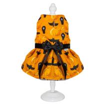 Roupa pet vestido arrepio gg fantasia halloween cães gg