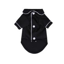 Roupa Pijama Para Pet Cão Gato Tam. P N.01 Preto