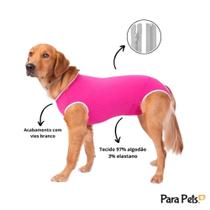 Roupa Pos Cirúgica Com Zíper Fêmea Castração Pet Roupa Pos Cirúgica Com Zíper Fêmea Castração Pet