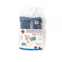 Roupa Pós Cirúrgica Castração Macho Duo Dry Azul Pet Med - Tam. 14