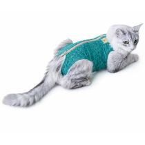 Roupa Pós Cirúrgica Regular Duo Dry Verde para Gatos - 03 Roupa Pós Cirúrgica Regular Duo Dry Verde para Gatos - 03