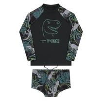Roupa Praia Proteção Solar Sunga Camisa Uv Infantil Juvenil Roupa Praia Proteção Solar Sunga Camisa Uv Infantil Juvenil