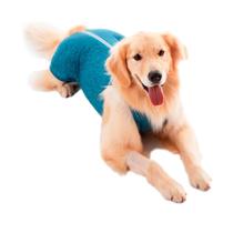 Roupa Protetora e Pós Cirúrgica Duo Dry Azul - Castração de Cães machos - Nº 00 (015013) - PET MED