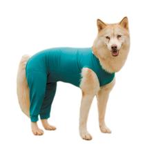 Roupa Protetora Pós Cirúrgica Membros Posteriores Pet Para Cachorro Pernas Traseiras Tecido de Algodão e Zíper