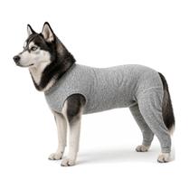 Roupa Protetora Pós Cirúrgica Para Cachorro Corpo e Membros Posteriores Pernas Traseiras Tecido Dry Fit Com Proteção Solar
