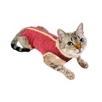 Roupa Protetora Pós Cirúrgica Para Gatos Nº 0 - Rosa - PET MED