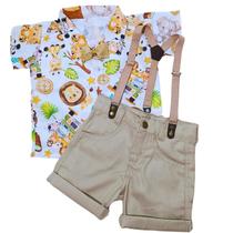 Roupa Safari Menino Conjunto para Bebês