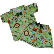 Roupa Safari Menino para Festa Conjunto Com Gravata