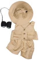 Roupa Safari para Ursos de Pelúcia Build-A-Bear (14-18")