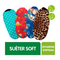 Roupa Suéter Soft Griff Patas para Cães e Gatos Estampas Sortidas