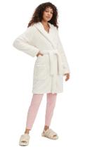 Roupa UGG Aarti Feminina com Capuz e Cinto - Tamanho L - Creme