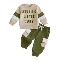 Roupa XRTBMN Aunties Little Dude Baby Boy 18-24 meses verde