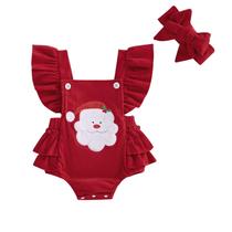 Roupa YINGISFITM My First Christmas Baby Girl de 6 a 12 meses