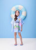 Roupao 2/16 Momi Roupao Stitch Com Touca Azul Dolce Roupao 2/16 Momi Roupao Stitch Com Touca Azul Dolce