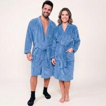 Roupão Adulto Microfibra Benévola Antialérgico Feminino e Masculino Macio Confortável Quentinho Roupão Adulto Microfibra Benévola Antialérgico Feminino e Masculino Macio Confortável Quentinho