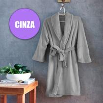 Roupão Adulto Microfibra Corttex Attuale Super Macio Unissex Várias Cores Roupão de Banho