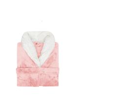 Roupão Adulto Microfibra Gola De Sherpa Feminino e Masculino - Andreza Enxovais