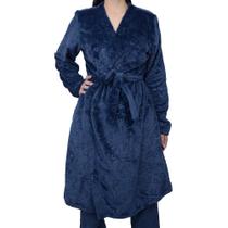 Roupão Adulto Recco Fleece Luar Azul - 1527