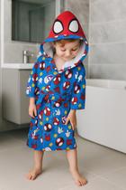 Roupão Aveludado Infantil Quimono Estampado Com Capuz Spidey Roupão Aveludado Infantil Quimono Estampado Com Capuz Spidey