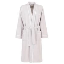 Roupão Aveludado Trussardi Masculino M Domenico Cinza Gelo