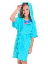 Roupão Azul infantil Solenza Moda Praia