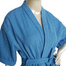 Roupão Banho Adulto Atoalhado Algodão Feminino Masculino Robe GG Roupão Banho Adulto Atoalhado Algodão Feminino Masculino Robe GG