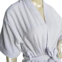 Roupão Banho Adulto Atoalhado Algodão Feminino Masculino Robe M GG