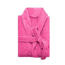 Roupão Banho Feminino G Microfibra Camesa Rosa Pink