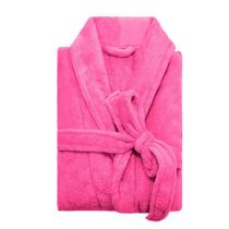 Roupão Banho Feminino Gg Microfibra Camesa Rosa Pink