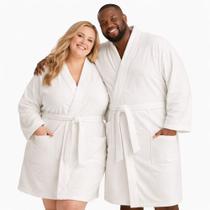 Roupão Banho Unissex Feminino Masculino Adulto Plus Size Xgg