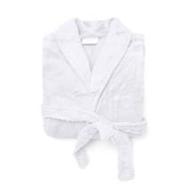 Roupão Buettner Feminino Microfibra Jacquard 100% Poliéster Adele Gola Xale Tamanho(P) Branco