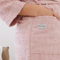 Roupão CavHome Jacquard Tamanho G e GG 100% Algodão Fio12/1 Penteado Atoalhado Roupão CavHome Jacquard Tamanho G e GG 100% Algodão Fio12/1 Penteado Atoalhado