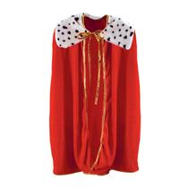 Roupão Costume Beistle Red King Queen para criança, tamanho 33 cm Roupão Costume Beistle Red King Queen para criança, tamanho 33 cm