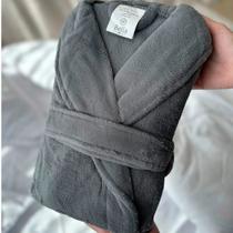 Roupão de Banho Adulto Feminino Robe de Plush Quente e Macio
