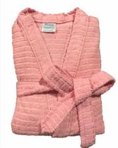 Roupão de Banho Briza Atoalhado Infantil 100% Algodão Manga Curta (4012) Rosa Tam 6 Roupão de Banho Briza Atoalhado Infantil 100% Algodão Manga Curta (4012) Rosa Tam 6