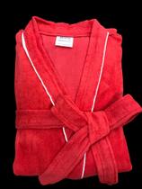 Roupão de Banho Briza Veludo Adulto c/ Viés 100% Algodão Manga Curta (3022) Goiaba Tam M Roupão de Banho Briza Veludo Adulto c/ Viés 100% Algodão Manga Curta (3022) Goiaba Tam M