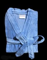 Roupão de Banho Briza Veludo Infantil 100% Algodão Manga Curta (3013) AZUL -Tam 16 Roupão de Banho Briza Veludo Infantil 100% Algodão Manga Curta (3013) AZUL -Tam 16