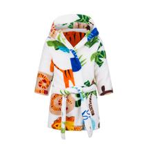 Roupão de banho com capuz e lã de coral macio para meninos e meninas Roupão de banho com capuz e lã de coral macio para meninos e meninas