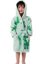 Roupão de banho com capuz e lã de coral macio para meninos e meninas Roupão de banho com capuz e lã de coral macio para meninos e meninas