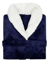 Roupão De Banho Com Sherpa - Microfibra Tamanho Plus Size Incluso Roupão De Banho Com Sherpa - Microfibra Tamanho Plus Size Incluso