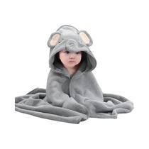 Roupão De Banho De Coral Fleece Para Bebês Meninos E Meninas Com Capuz Cobertor De Envoltório Para Roupão De Banho De Coral Fleece Para Bebês Meninos E Meninas Com Capuz Cobertor De Envoltório Para