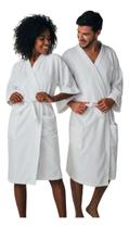 Roupão De Banho Feminino Masculino Atoalhado Felpudo Quimono