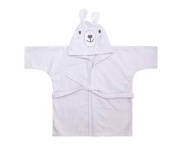 Roupão de banho infantil bichinhos liso c/ capuz baby-joy Roupão de banho infantil bichinhos liso c/ capuz baby-joy